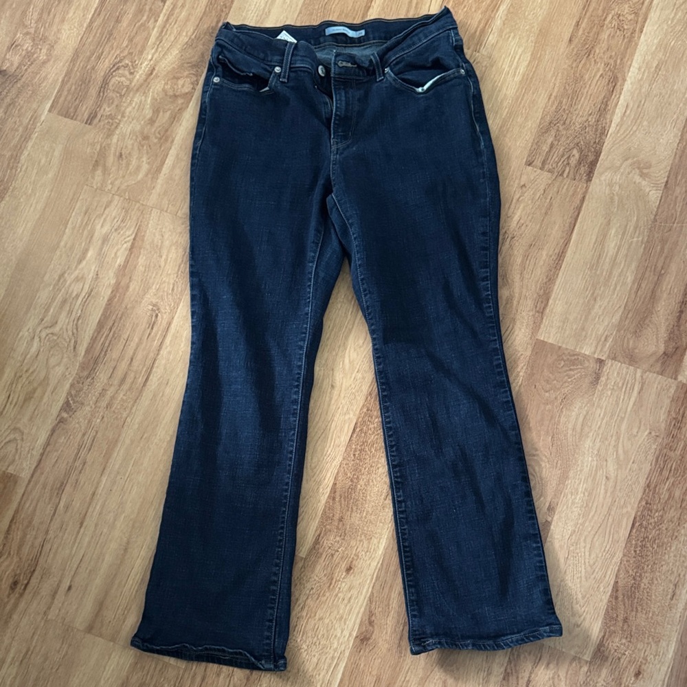 Levi's Women's Boot Cut Jeans in Dark Blue